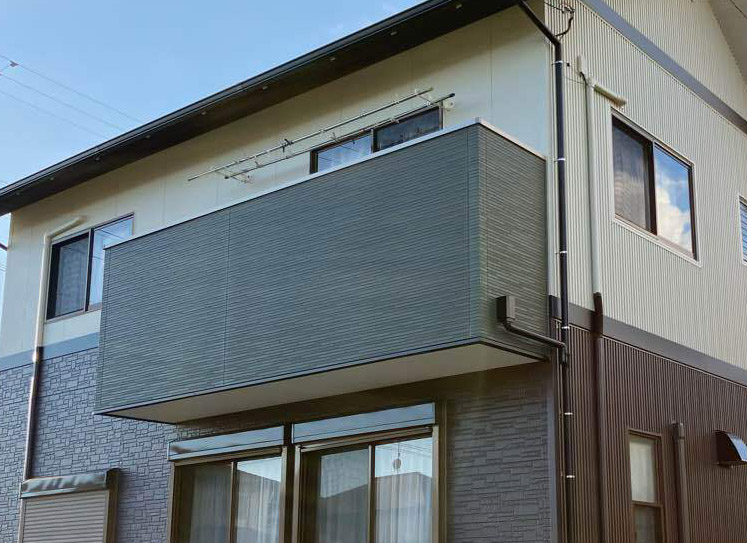 掛川市 ベランダ外壁改修　施工後